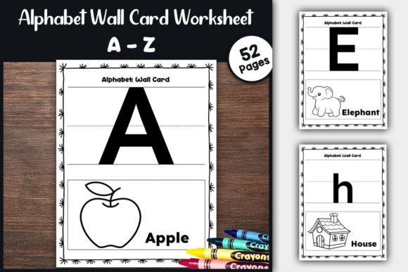 Download Alphabet Wall Cards ABC Posters HWT PreK - Premium Bundle
