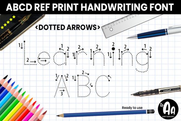 Download Abcd Ref Dotted Arrows - Abc Collection