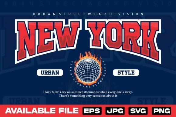 Download New York Typography Urban T Shirt Design - Premium Resources