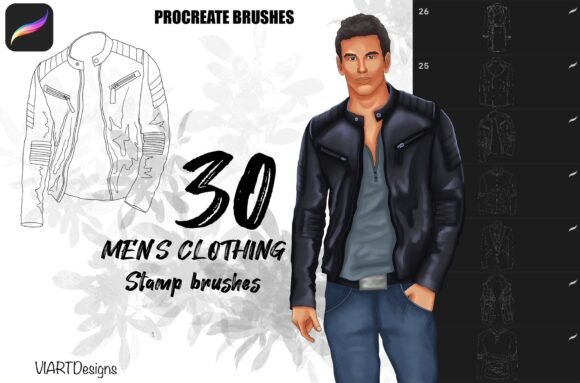 Download Men's Clothing Stamps Procreate - Clothing Collection