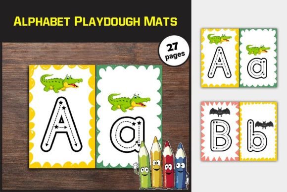 Download ABC Playdough Mats for Letter Formation - Abc Collection